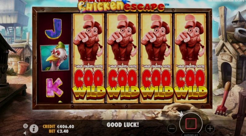 Играть The Great Chicken Escape от Pragmatic в казино 1Win