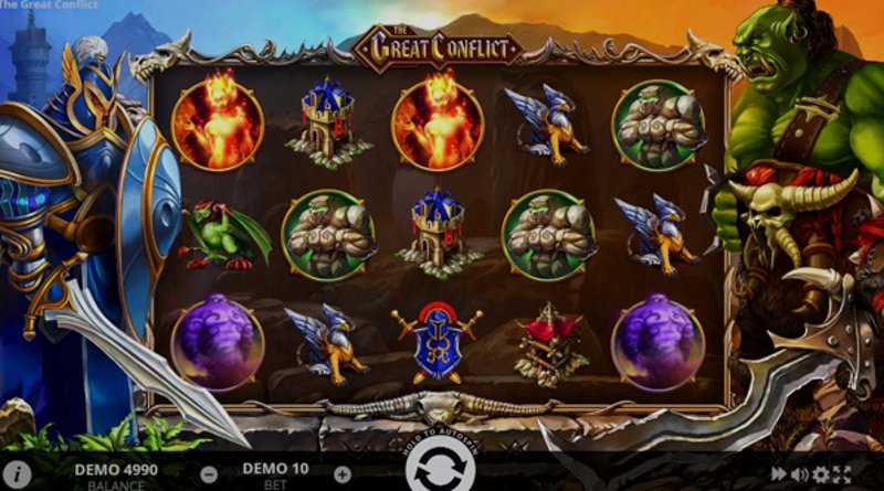 Играть The Great Conflict от Evoplay в казино 1Win