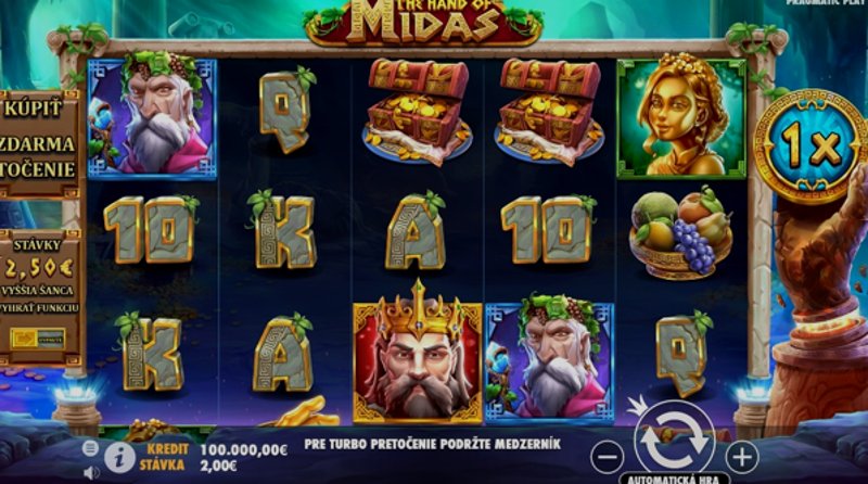 Играть The Hand of Midas от Pragmatic в казино 1Win