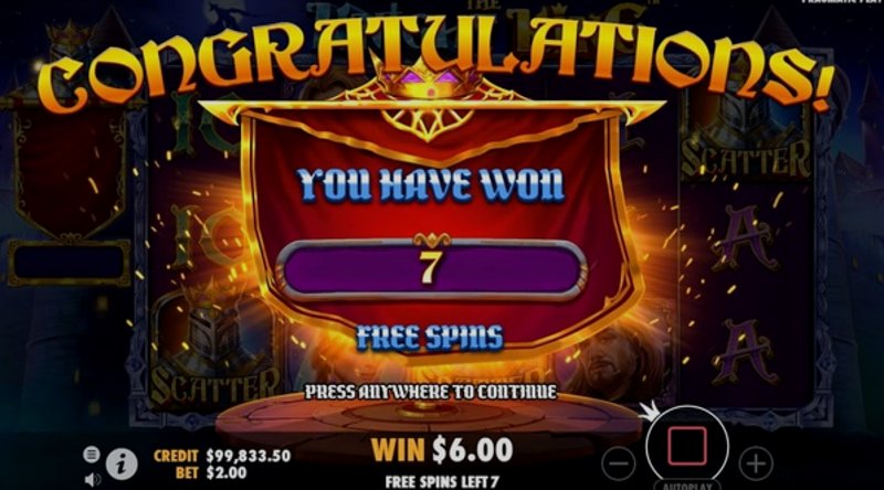 Играть The Knight King от Pragmatic в казино 1Win