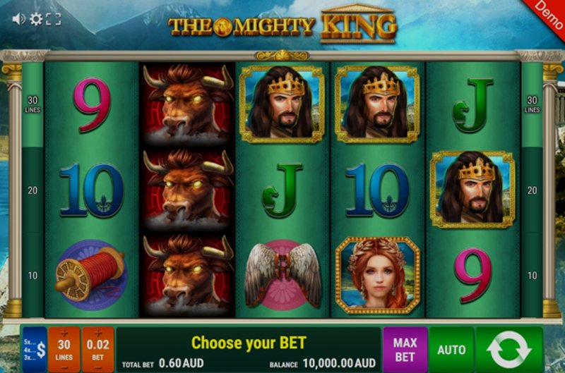 Играть The Mighty King от Gamomat в казино 1Win