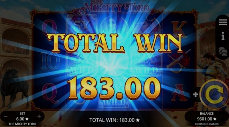 Играть The Mighty Toro от Booming в казино 1Win