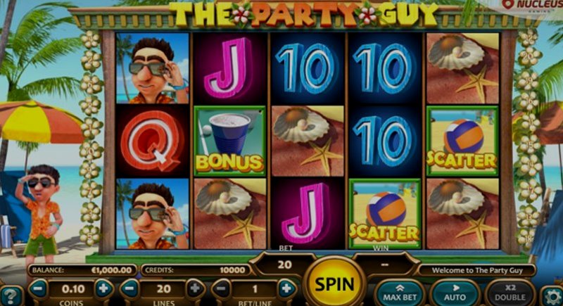Играть The Party Guy от Nucleus Gaming в казино 1Win