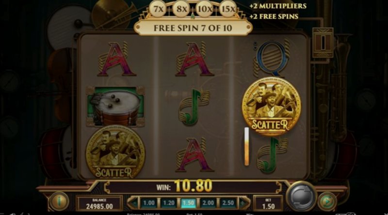Играть The Paying Piano Club от Playn Go в казино 1Win