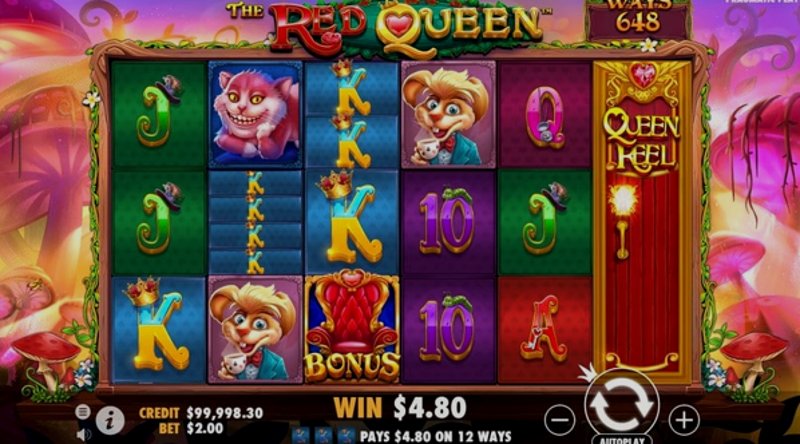 Играть The Red Queen от Pragmatic в казино 1Win