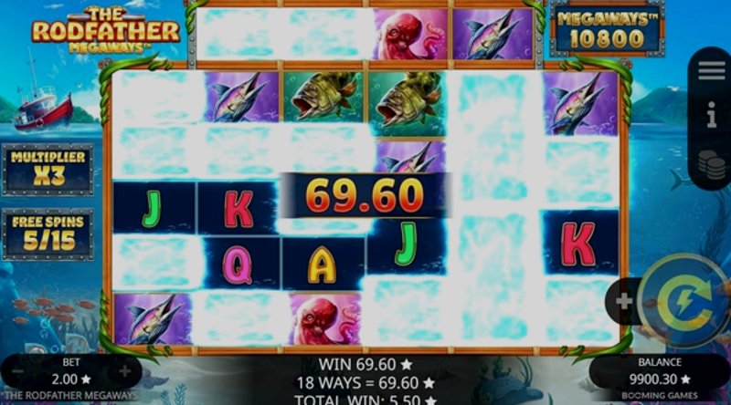 Играть The Rodfather Megaways от Booming в казино 1Win