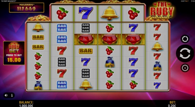 Играть The Ruby Megaways от Isoftbet в казино 1Win