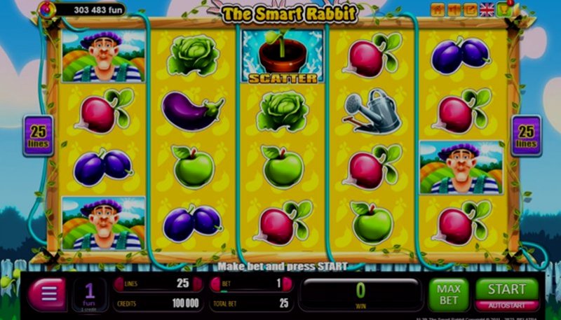 Играть The Smart Rabbit от Belatra в казино 1Win