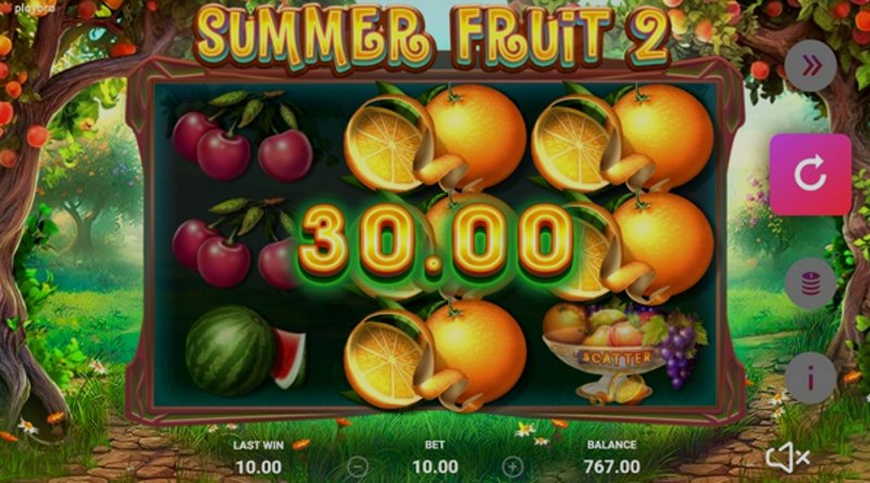 Играть Summer Fruit 2 от Playbro в казино 1Win