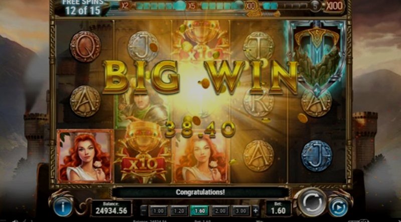 Играть The Sword and The Grail от Playn Go в казино 1Win
