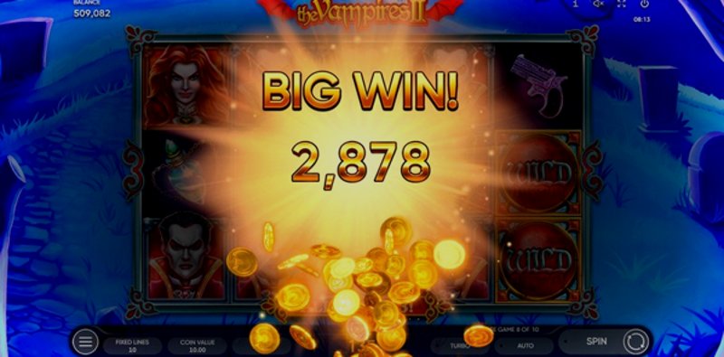 Играть Vampires II от Edict в казино 1Win