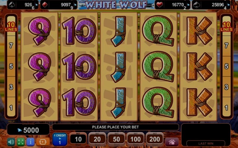 Играть The White Wolf от Amusnet Interactive в казино 1Win