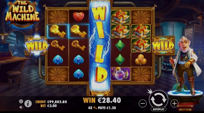 Играть The Wild Machine от Pragmatic в казино 1Win