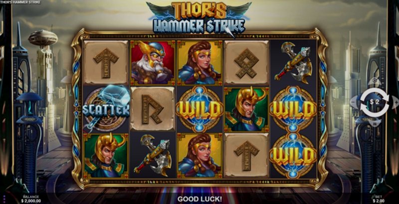 Играть Thors Hammer от Bally Wulff в казино 1Win