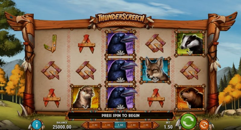 Играть Thunder Screech от Playn Go в казино 1Win