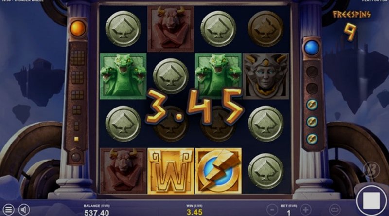 Играть Thunder Wheel от Slotmill в казино 1Win