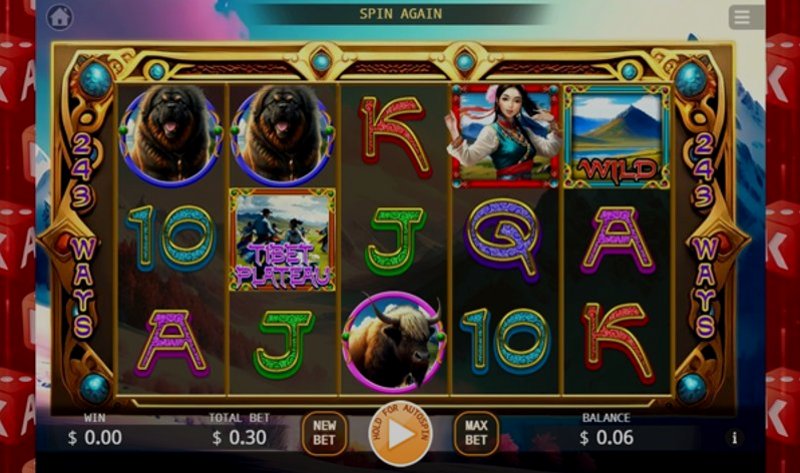 Играть Tibet Plateau от Kagaming в казино 1Win