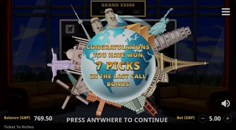 Играть Ticket to Riches от Microgaming в казино 1Win