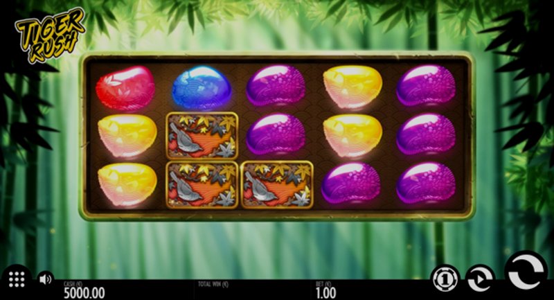 Играть Tiger Rush от Thunderkick в казино 1Win