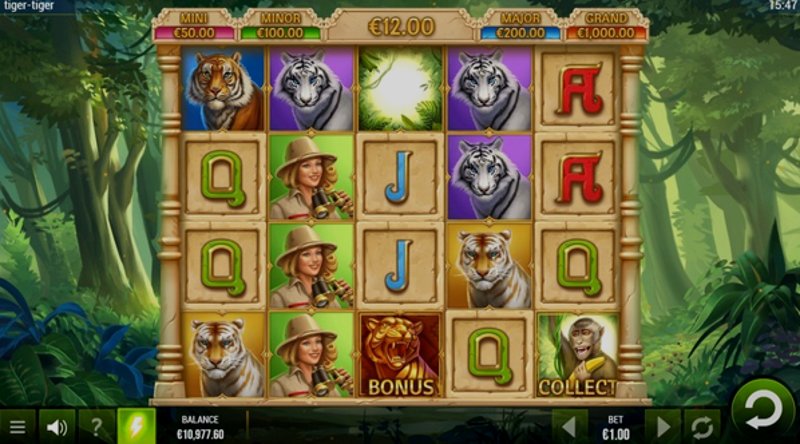 Играть Tiger Tiger от Yggdrasil в казино 1Win