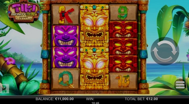 Играть Tiki Infinity Reels Megaways от Yggdrasil в казино 1Win