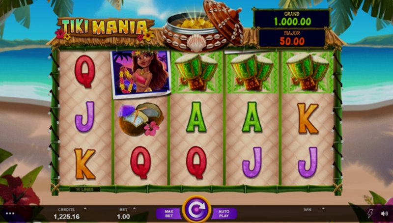 Играть Tiki Mania от Games Global в казино 1Win