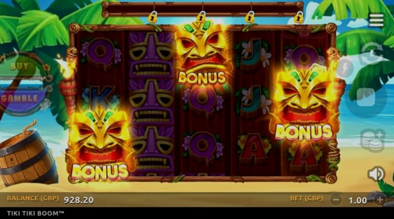Играть Tiki Tiki Boom от Microgaming в казино 1Win