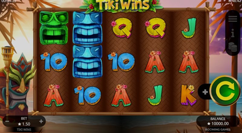 Играть Tiki Wins от Booming в казино 1Win