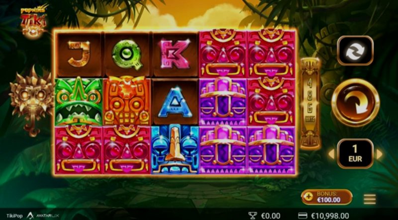 Играть TikiPop от Yggdrasil в казино 1Win