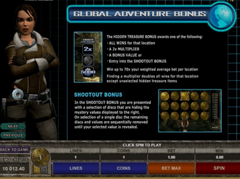 Играть Tomb Raider Secret of the Sword от Microgaming в казино 1Win