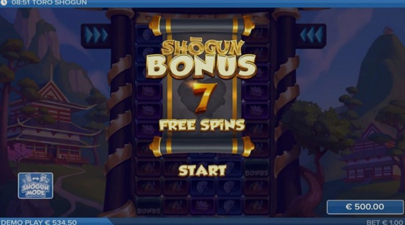 Играть Toro Shogun от Elk в казино 1Win