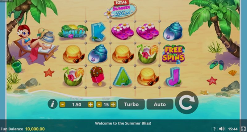 Играть Total Summer Bliss от Spearhead в казино 1Win