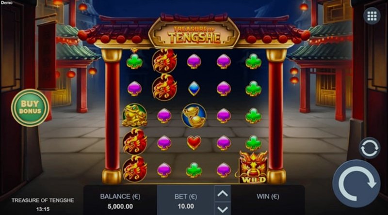 Играть Treasure of Tengshe от Bluehorn в казино 1Win