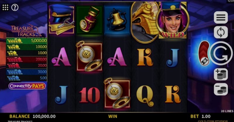 Играть Treasure Tracks от Games Global в казино 1Win