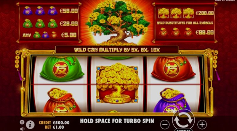Играть Tree of Riches от Pragmatic в казино 1Win