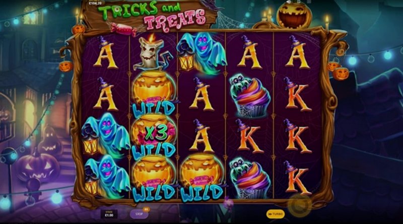 Играть Tricks and Treats от Red Tiger в казино 1Win