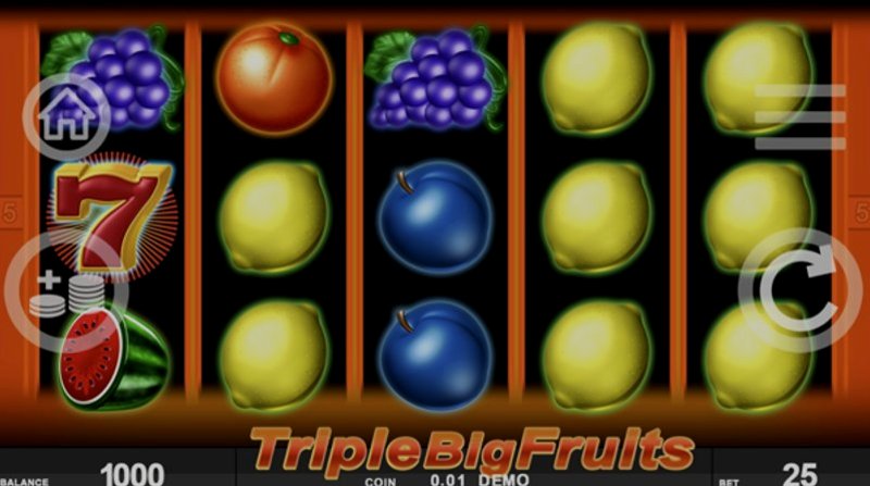 Играть Triple Big Fruits от Spinthon в казино 1Win