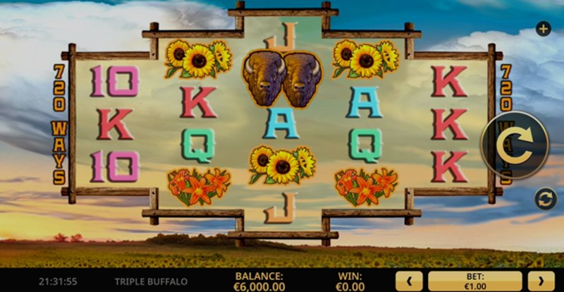 Играть Triple Buffalo от High5 в казино 1Win