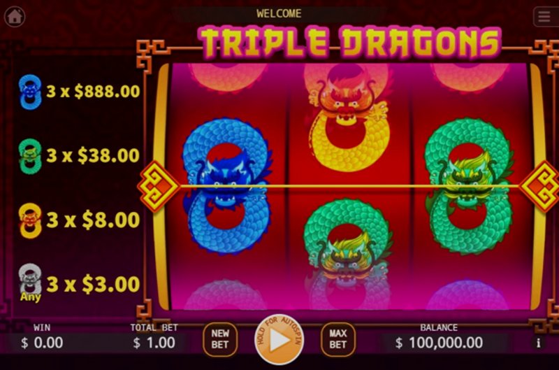 Играть Triple Dragons от Pragmatic в казино 1Win