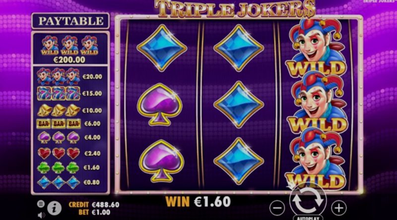 Играть Triple Jokers от Pragmatic в казино 1Win
