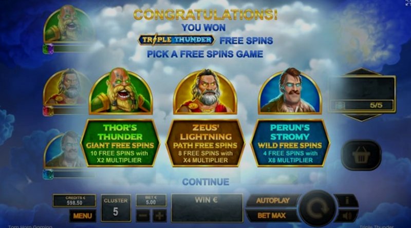 Играть Triple Thunder от Tomhorngaming в казино 1Win
