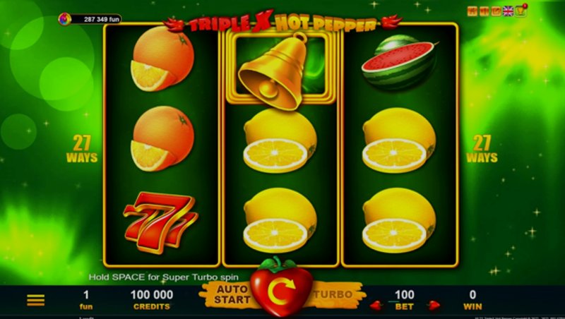 Играть Triple X Hot Pepper от Belatra в казино 1Win