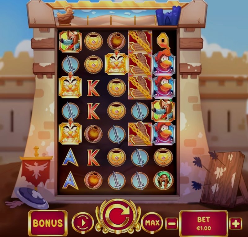 Играть Trojan Chickens от Triplecherry в казино 1Win