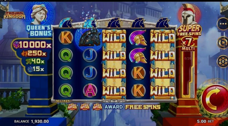 Играть Trojan Kingdom от Microgaming в казино 1Win