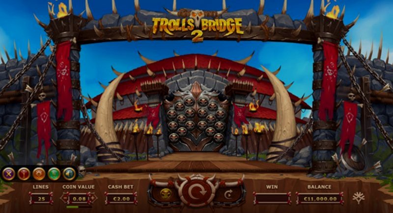 Играть Trolls Bridge 2 от Yggdrasil в казино 1Win