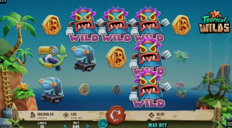 Играть Tropical Wilds от Microgaming в казино 1Win