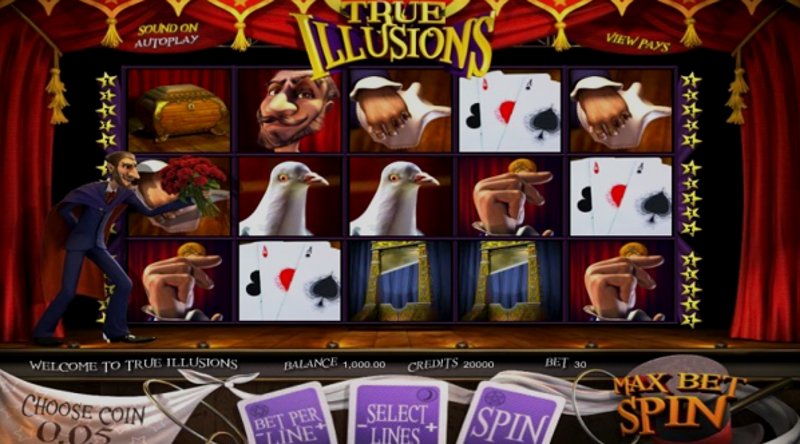Играть True Illusions от Betsoft в казино 1Win