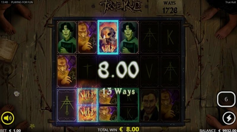 Играть True Kult от No Limit City в казино 1Win
