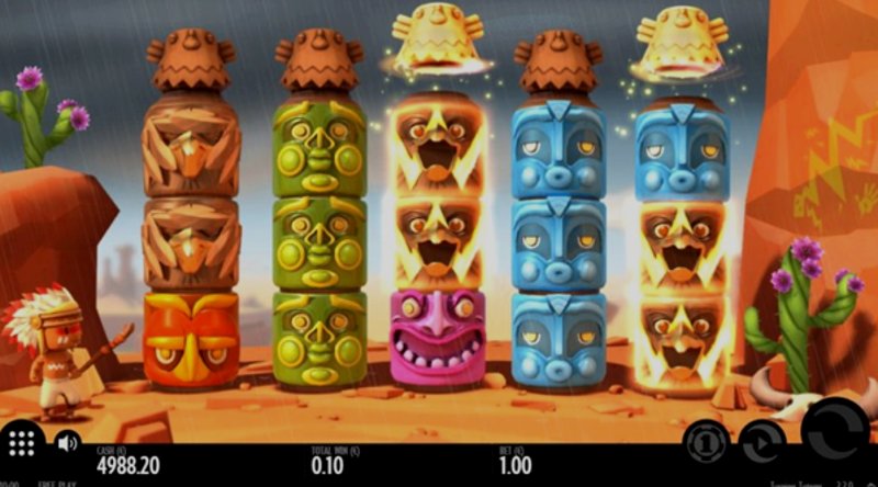 Играть Turning Totems от Thunderkick в казино 1Win