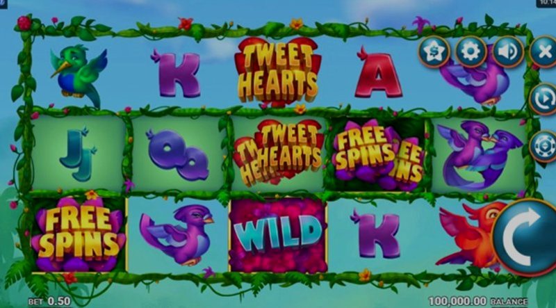 Играть Tweethearts от Games Global в казино 1Win